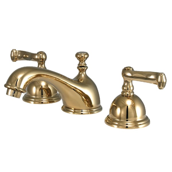 KS3962FL 8" Widespread Bathroom Faucet, Polished Brass